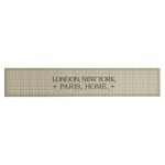 vidaXL Covor de bucătărie lavabil, capitale/home, 60x300 cm, catifea vidaXL Covor de bucătărie lavabil, capitale/home, 60x300 cm, catifea