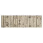 vidaXL Covor de bucătărie lavabil, model gard, 45x150 cm, catifea vidaXL Covor de bucătărie lavabil, model gard, 45x150 cm, catifea