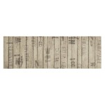 vidaXL Covor de bucătărie lavabil, model gard, 60x180 cm, catifea vidaXL Covor de bucătărie lavabil, model gard, 60x180 cm, catifea
