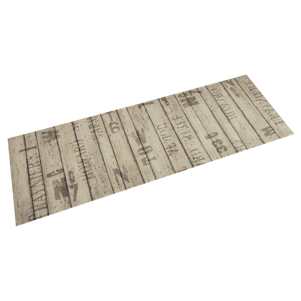 vidaXL Covor de bucătărie lavabil, model gard, 60x180 cm, catifea