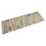 vidaXL Covor de bucătărie lavabil, model gard, 60x180 cm, catifea vidaXL Covor de bucătărie lavabil, model gard, 60x180 cm, catifea