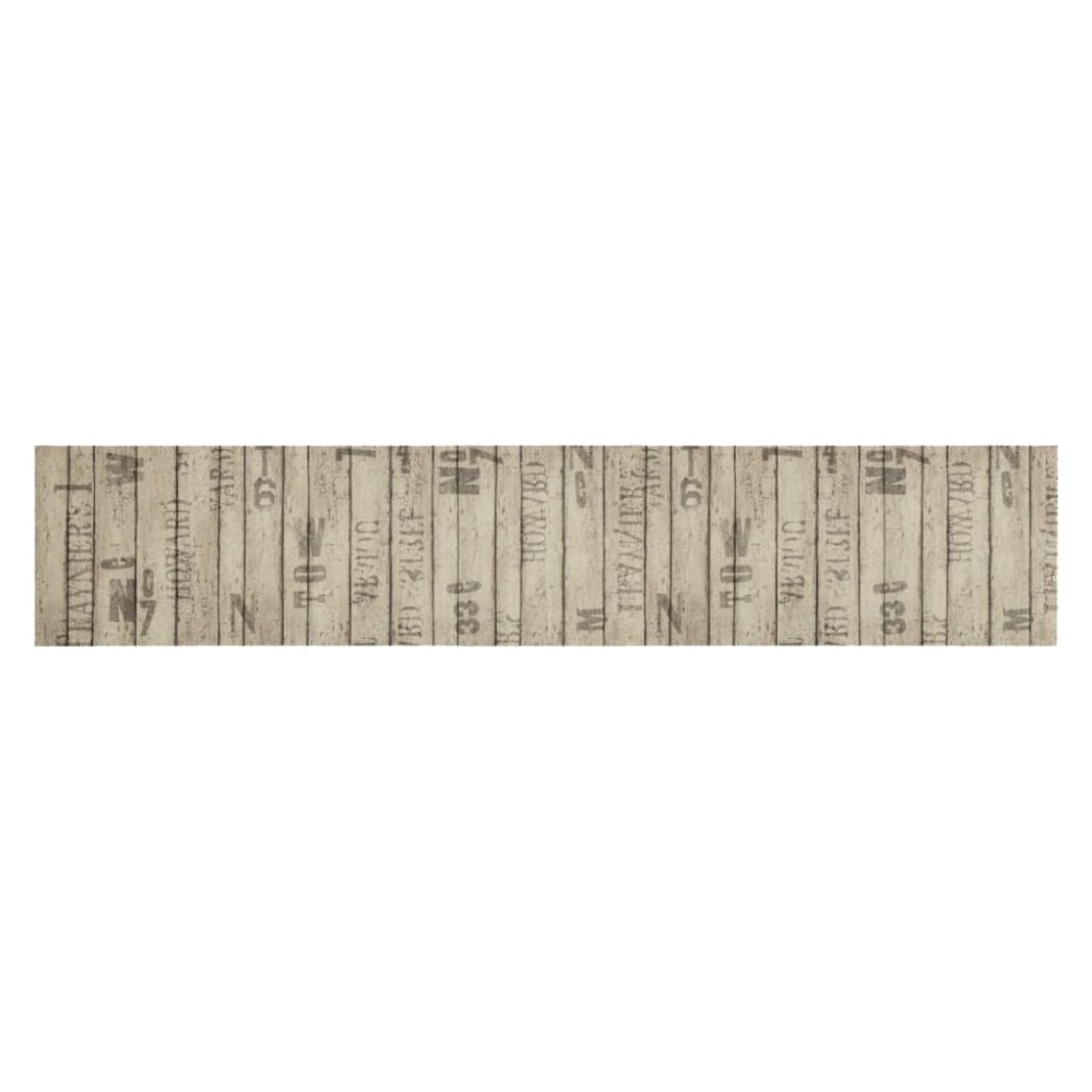 vidaXL Covor de bucătărie lavabil, imprimeu gard, 60x300 cm, catifea