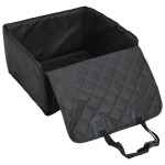 vidaXL Scaun auto pentru câini, negru, 45x45x25/55 cm vidaXL Scaun auto pentru câini, negru, 45x45x25/55 cm