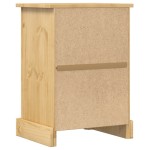 vidaXL Noptieră Corona, 45x35x64 cm, lemn masiv de pin vidaXL Noptieră Corona, 45x35x64 cm, lemn masiv de pin