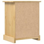 vidaXL Noptieră Corona, 53x39x66 cm, lemn masiv de pin vidaXL Noptieră Corona, 53x39x66 cm, lemn masiv de pin