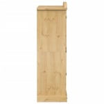 vidaXL Șifonier Corona, 151,5x52x170 cm, lemn masiv de pin vidaXL Șifonier Corona, 151,5x52x170 cm, lemn masiv de pin