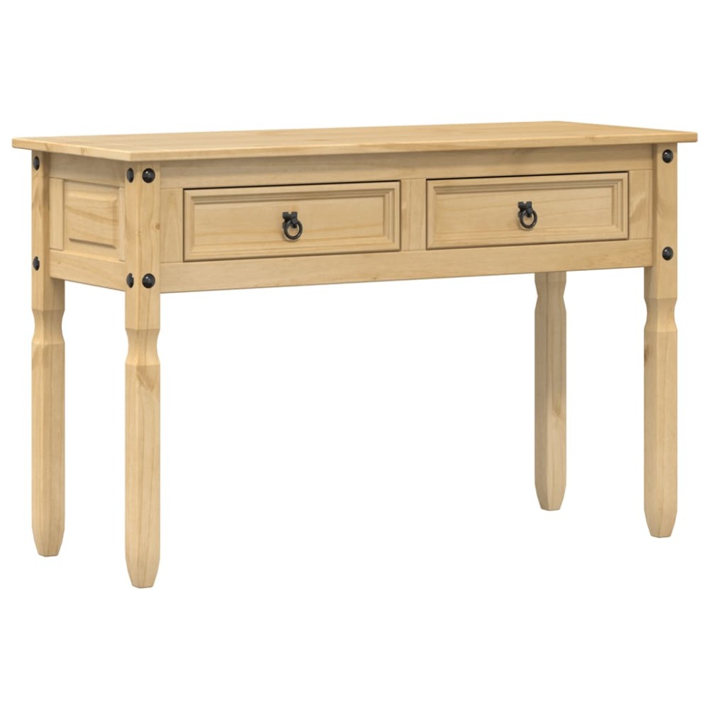 vidaXL Măsuță consolă "Corona", 115x46x73 cm, lemn masiv de pin