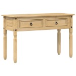 vidaXL Măsuță consolă "Corona", 115x46x73 cm, lemn masiv de pin vidaXL Măsuță consolă "Corona", 115x46x73 cm, lemn masiv de pin