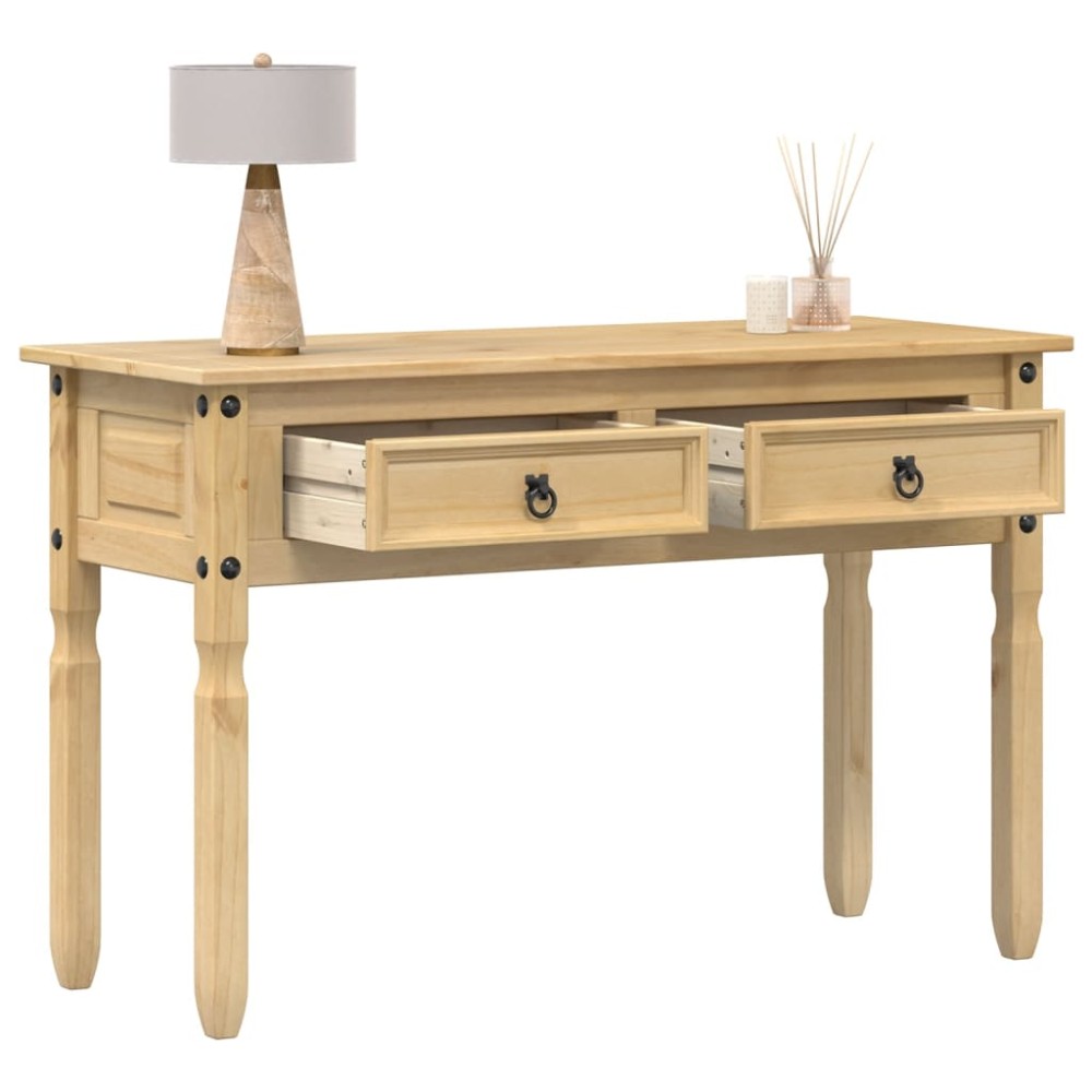vidaXL Măsuță consolă "Corona", 115x46x73 cm, lemn masiv de pin