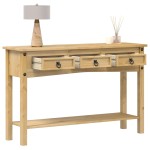 vidaXL Măsuță consolă Corona, 114x34,5x73 cm, lemn masiv de pin vidaXL Măsuță consolă Corona, 114x34,5x73 cm, lemn masiv de pin