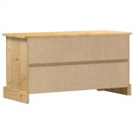 vidaXL Dulap TV „Corona”, 100x40x52 cm, lemn masiv de pin vidaXL Dulap TV „Corona”, 100x40x52 cm, lemn masiv de pin