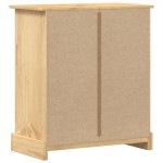 vidaXL Dulap cu sertare „Corona”, 80x43x91 cm, lemn masiv de pin