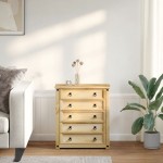 vidaXL Dulap cu sertare „Corona”, 80x40x89 cm, lemn masiv de pin vidaXL Dulap cu sertare „Corona”, 80x40x89 cm, lemn masiv de pin