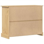 vidaXL Dulap cu sertare „Corona”, 112x48x91 cm, lemn masiv de pin vidaXL Dulap cu sertare „Corona”, 112x48x91 cm, lemn masiv de pin