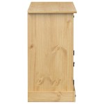 vidaXL Dulap „Corona”, 112x40x75 cm, lemn masiv de pin