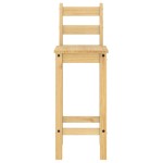 vidaXL Set mobilier de bar, 3 piese, lemn masiv de pin vidaXL Set mobilier de bar, 3 piese, lemn masiv de pin