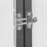 vidaXL Sere cu cadru de bază, antracit, 169x58x195 cm, aluminiu