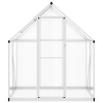 vidaXL Sere cu cadru de bază, argintiu, 169x114x195 cm, aluminiu vidaXL Sere cu cadru de bază, argintiu, 169x114x195 cm, aluminiu