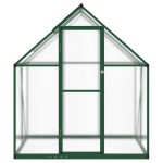 vidaXL Sere cu cadru de bază, verde, 169x114x195 cm, aluminiu vidaXL Sere cu cadru de bază, verde, 169x114x195 cm, aluminiu
