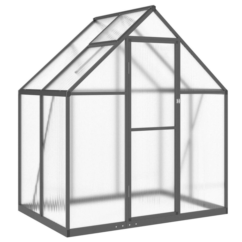vidaXL Sere cu cadru de bază, antracit, 169x114x195 cm, aluminiu