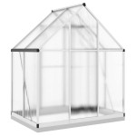 vidaXL Sere cu cadru de bază, argintiu, 169x114x202 cm, aluminiu vidaXL Sere cu cadru de bază, argintiu, 169x114x202 cm, aluminiu