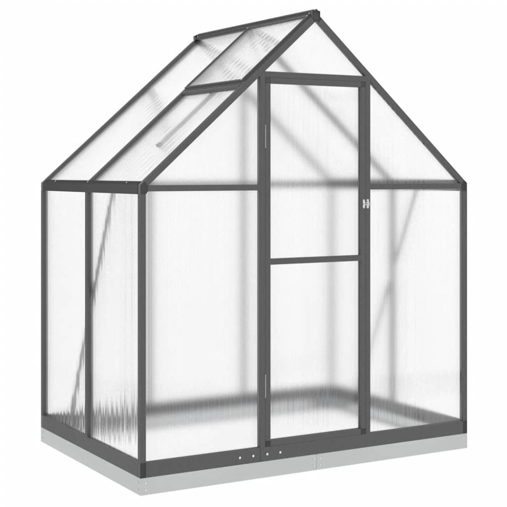 vidaXL Sere cu cadru de bază, antracit, 169x114x202 cm, aluminiu