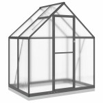 vidaXL Sere cu cadru de bază, antracit, 169x114x202 cm, aluminiu vidaXL Sere cu cadru de bază, antracit, 169x114x202 cm, aluminiu
