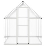 vidaXL Sere cu cadru de bază, argintiu, 169x169x195 cm, aluminiu