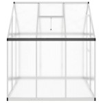 vidaXL Sere cu cadru de bază, argintiu, 169x169x195 cm, aluminiu