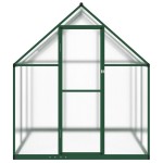 vidaXL Sere cu cadru de bază, verde, 169x169x195 cm, aluminiu