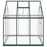vidaXL Sere cu cadru de bază, verde, 169x169x195 cm, aluminiu
