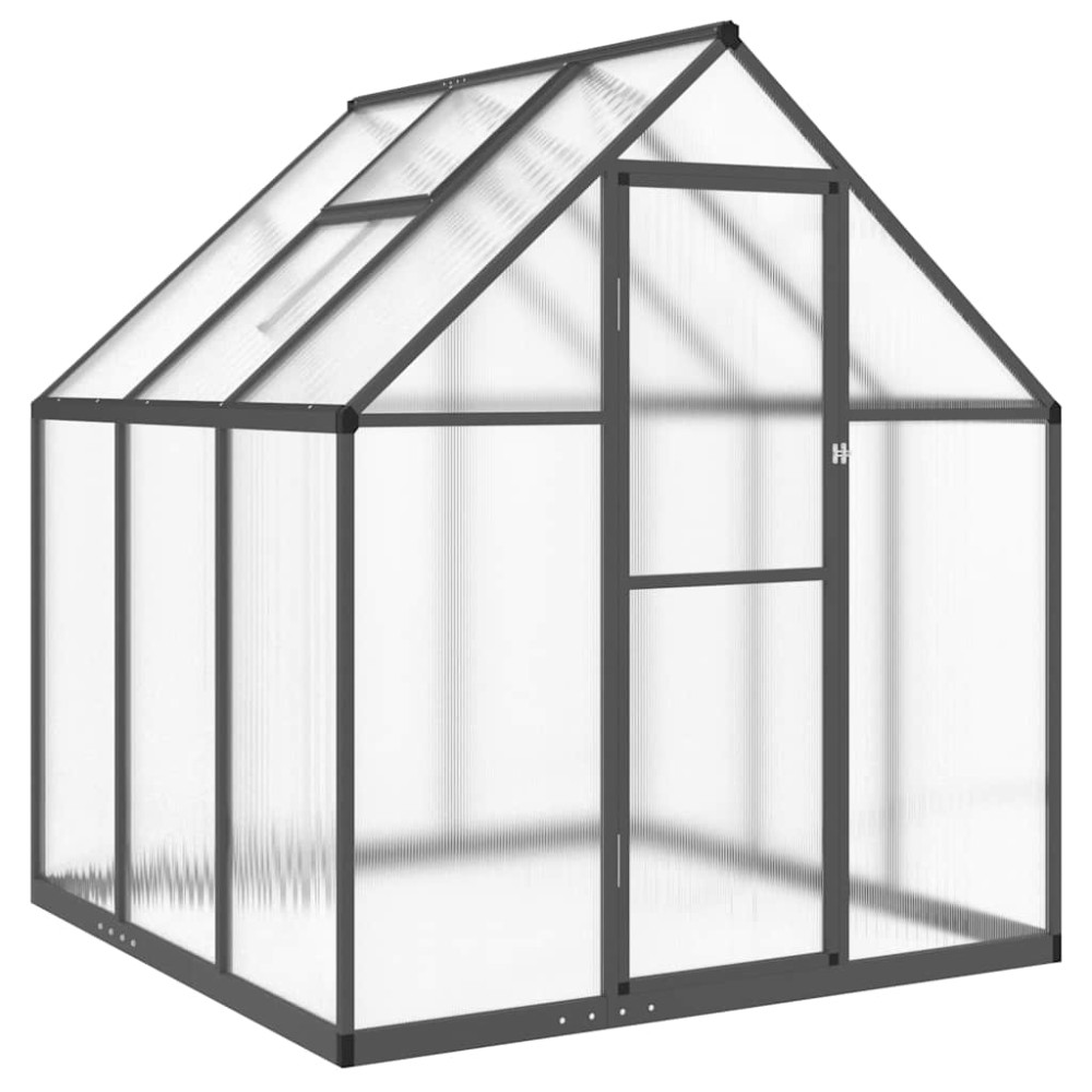 vidaXL Sere cu cadru de bază, antracit, 169x169x195 cm, aluminiu
