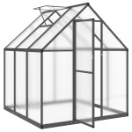 vidaXL Sere cu cadru de bază, antracit, 169x169x195 cm, aluminiu vidaXL Sere cu cadru de bază, antracit, 169x169x195 cm, aluminiu