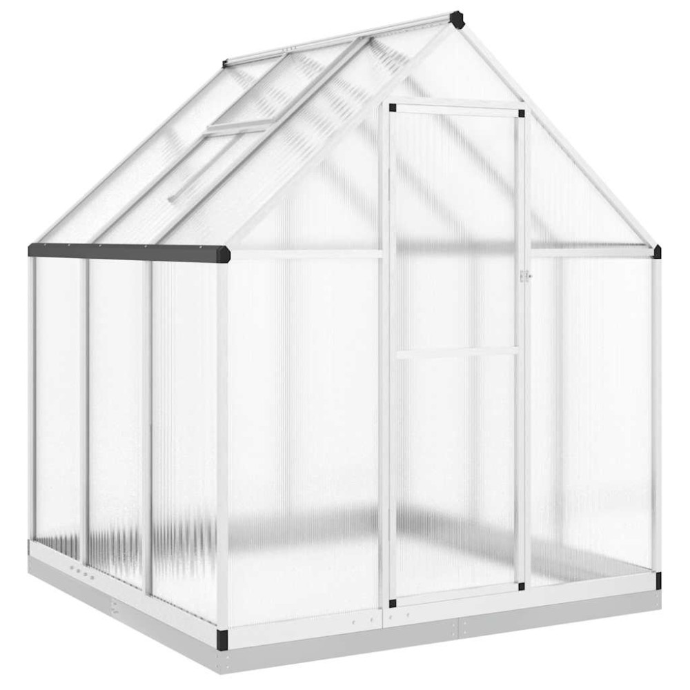 vidaXL Sere cu cadru de bază, argintiu, 169x169x202 cm, aluminiu