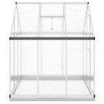 vidaXL Sere cu cadru de bază, argintiu, 169x169x202 cm, aluminiu vidaXL Sere cu cadru de bază, argintiu, 169x169x202 cm, aluminiu