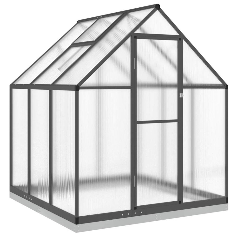 vidaXL Sere cu cadru de bază, antracit, 169x169x202 cm, aluminiu