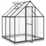 vidaXL Sere cu cadru de bază, antracit, 169x169x202 cm, aluminiu vidaXL Sere cu cadru de bază, antracit, 169x169x202 cm, aluminiu