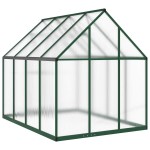 vidaXL Sere cu cadru de bază, verde, 224x169x195 cm, aluminiu
