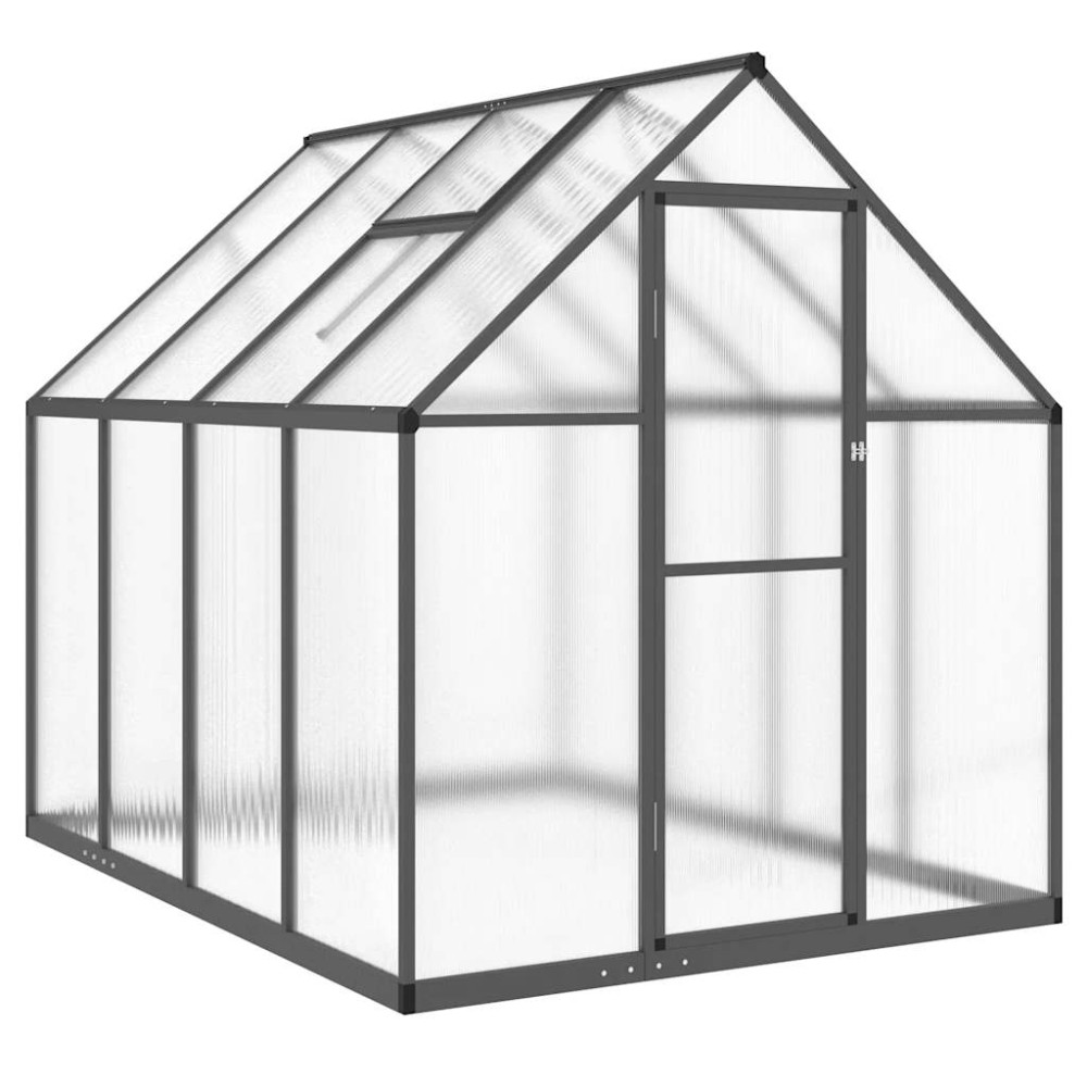vidaXL Sere cu cadru de bază, antracit, 224x169x195 cm, aluminiu