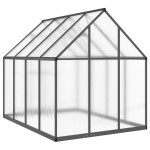 vidaXL Sere cu cadru de bază, antracit, 224x169x195 cm, aluminiu vidaXL Sere cu cadru de bază, antracit, 224x169x195 cm, aluminiu