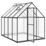 vidaXL Sere cu cadru de bază, antracit, 224x169x195 cm, aluminiu vidaXL Sere cu cadru de bază, antracit, 224x169x195 cm, aluminiu