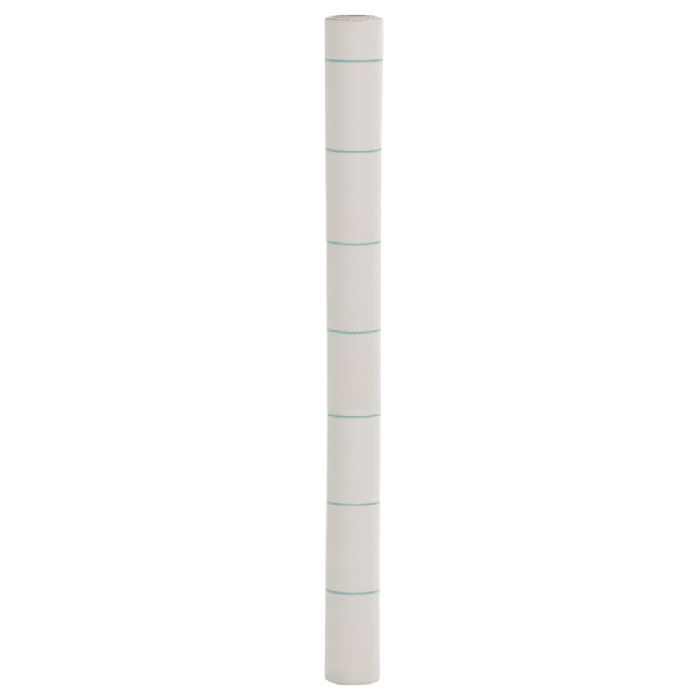 vidaXL Membrană antiburuieni, alb, 1,5x150 m, PP