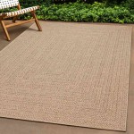 vidaXL Covor ZIZUR aspect iută, 80x200 cm, pentru interior și exterior vidaXL Covor ZIZUR aspect iută, 80x200 cm, pentru interior și exterior