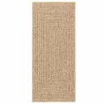 vidaXL Covor ZIZUR aspect iută, 80x200 cm, pentru interior și exterior vidaXL Covor ZIZUR aspect iută, 80x200 cm, pentru interior și exterior