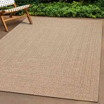 vidaXL Covor ZIZUR aspect iută, 120x120cm, pentru interior și exterior vidaXL Covor ZIZUR aspect iută, 120x120cm, pentru interior și exterior