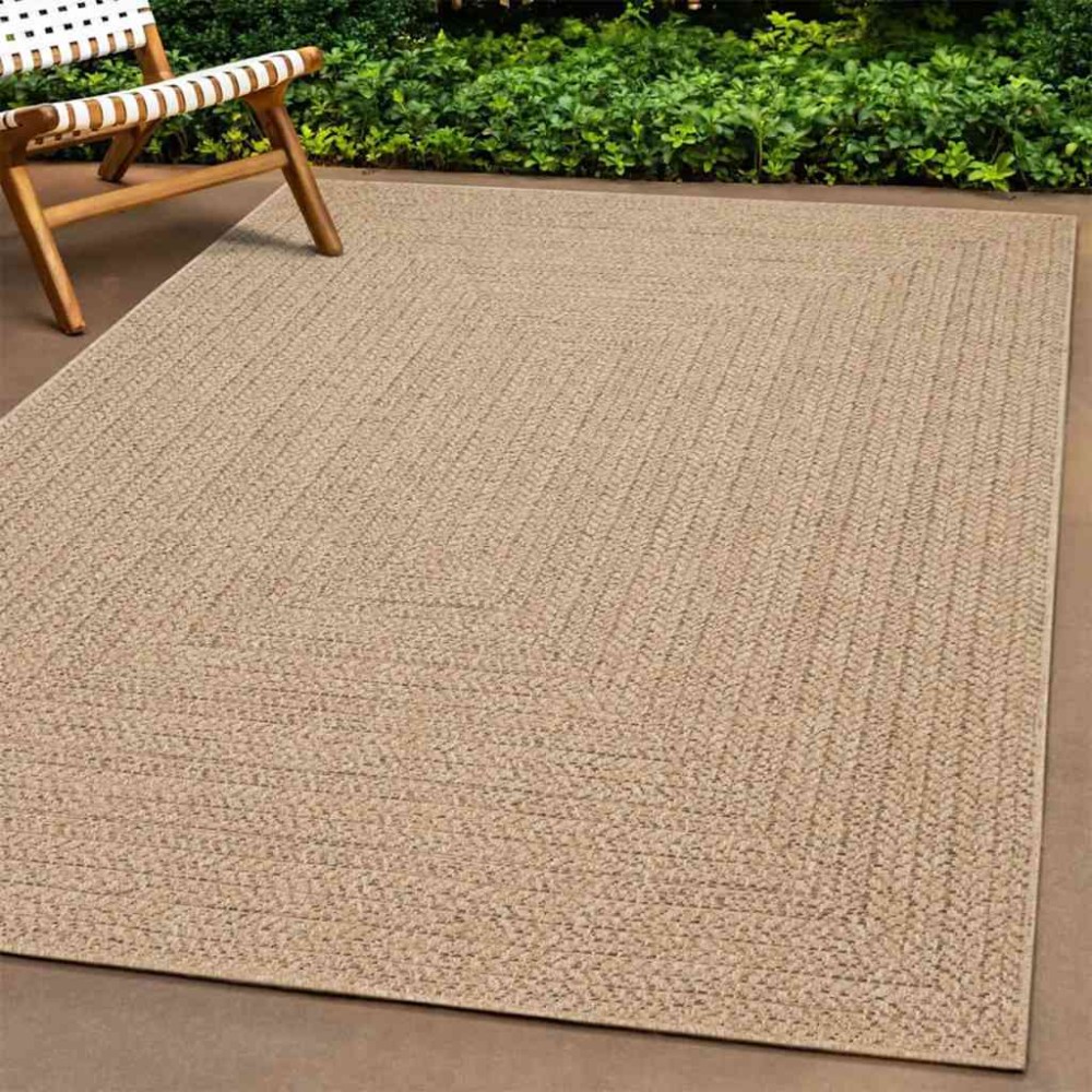 vidaXL Covor ZIZUR aspect iută, 240x340cm, pentru interior și exterior