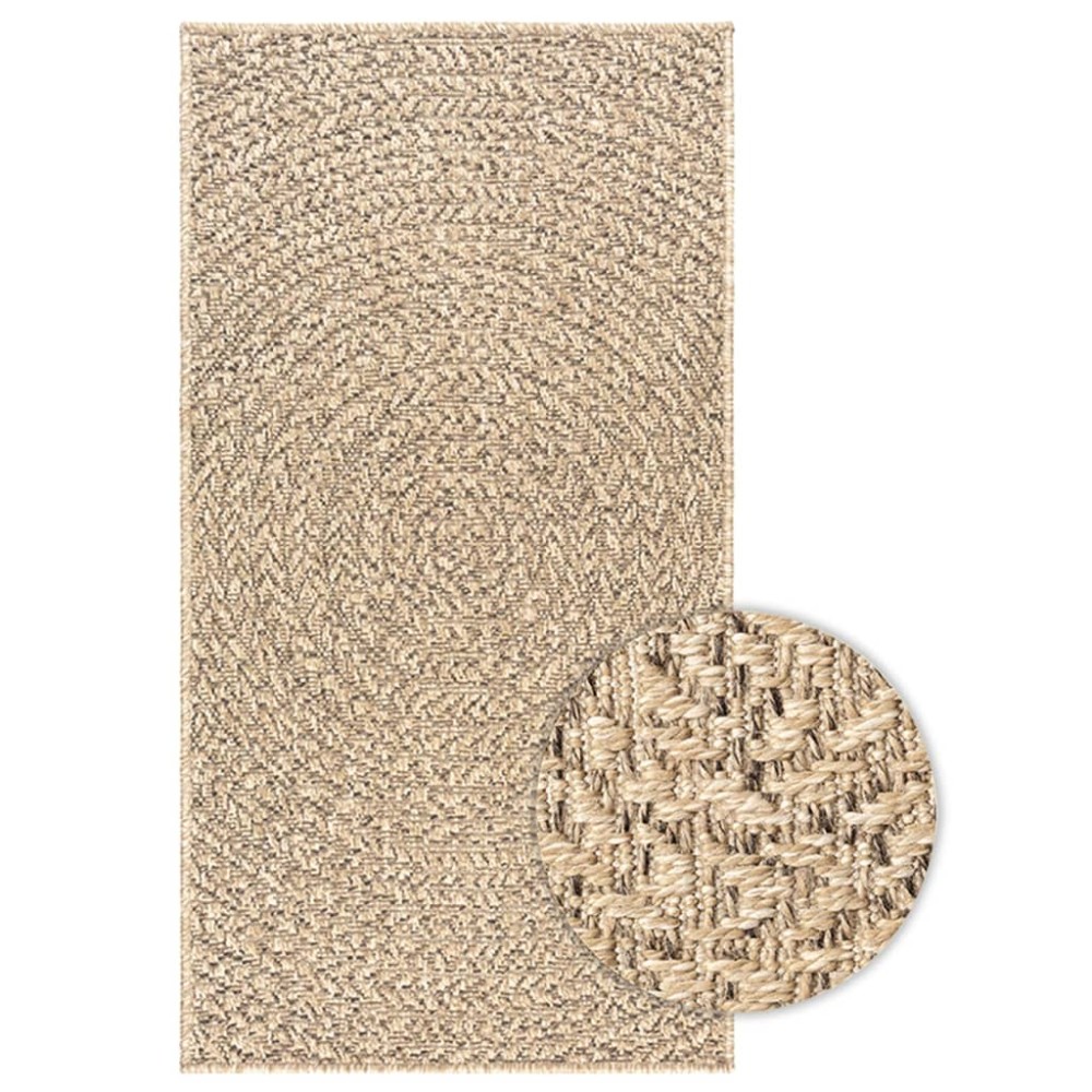 vidaXL Covor ZIZUR aspect iută, 100x200cm, pentru interior și exterior