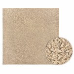 vidaXL Covor ZIZUR aspect iută, 200x200cm, pentru interior și exterior