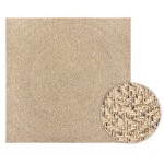 vidaXL Covor ZIZUR aspect iută, 240x240cm, pentru interior și exterior