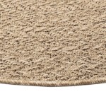 vidaXL Covor ZIZUR aspect iută, Ø 200 cm, pentru interior și exterior vidaXL Covor ZIZUR aspect iută, Ø 200 cm, pentru interior și exterior